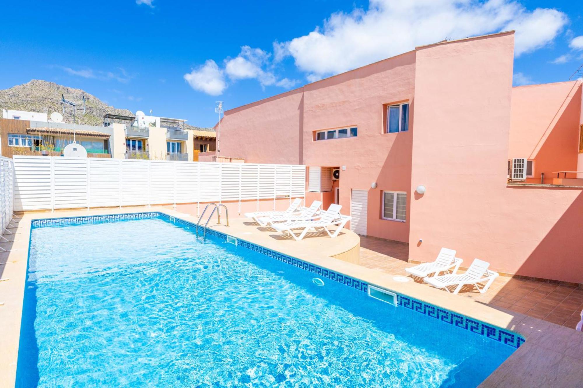 Nice Apartment With Wifi And Pool Port de Pollença Buitenkant foto